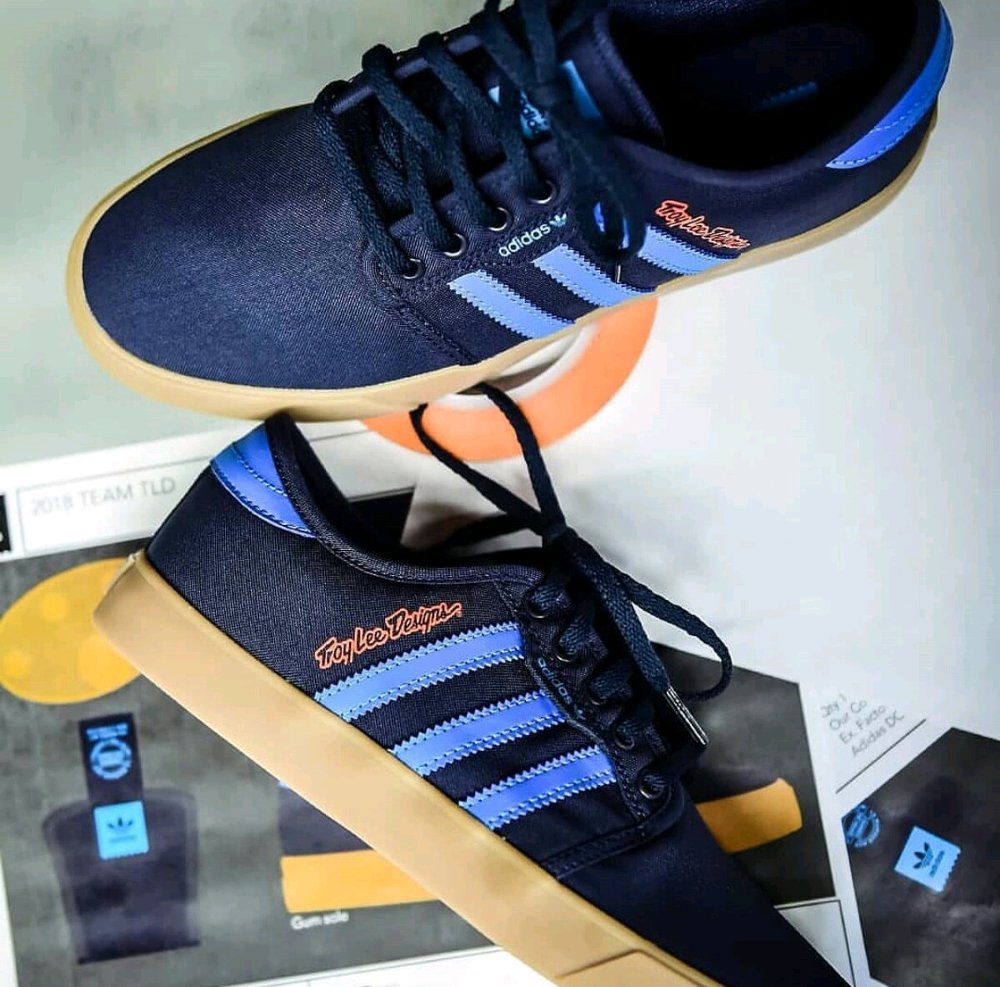 TLD ADIDAS  SEELEY SHOES  BLUE NAVY pitstop bikes